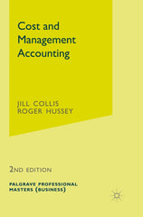 Cost and Management Accounting 2nd Edition